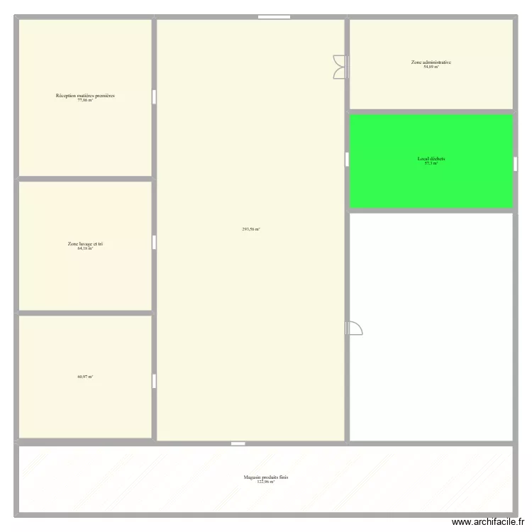 KEUR BINETA. Plan de 7 pièces et 732 m²