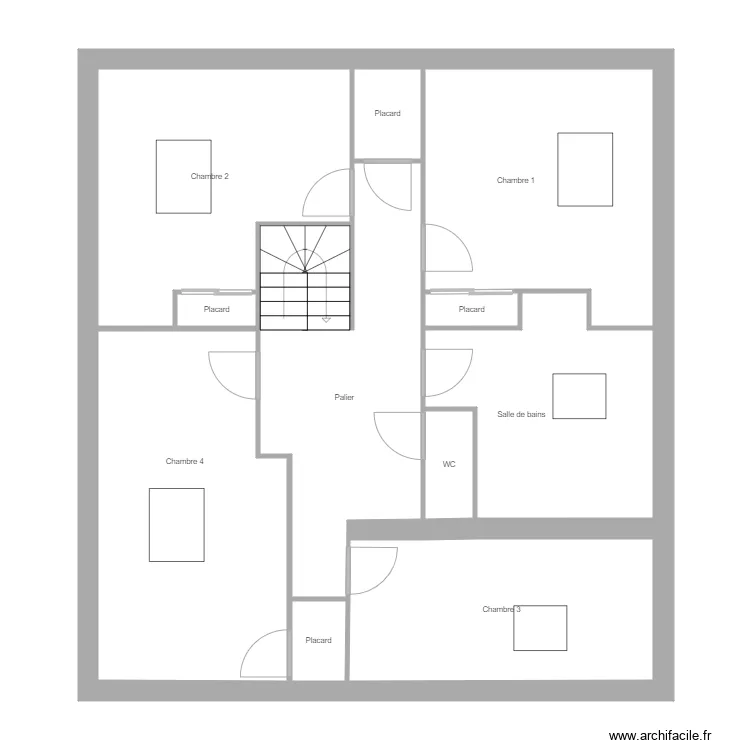 Verdeil Etage 2. Plan de 