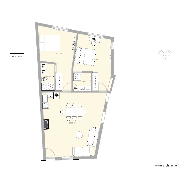 Saint Paul 10. Plan de 0 pièce et 0 m2