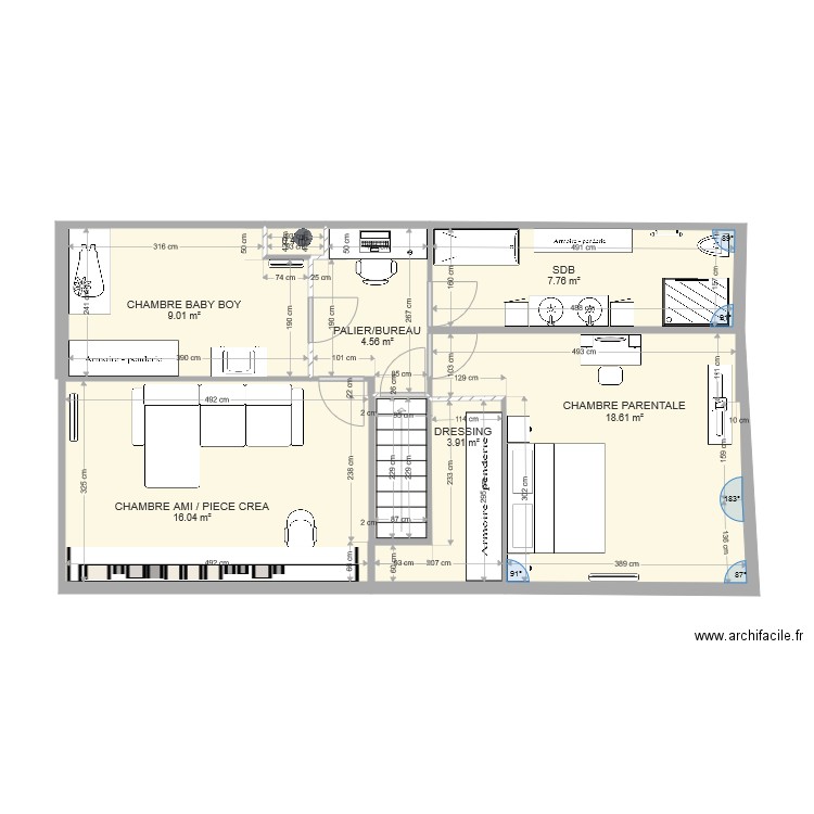 ETAGE2. Plan de 0 pièce et 0 m2