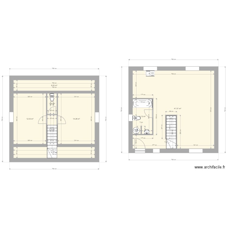 emmie 70 AVEC 2 CH. Plan de 0 pièce et 0 m2