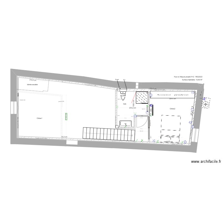 Aubière projeté 01102022 R2. Plan de 0 pièce et 0 m2