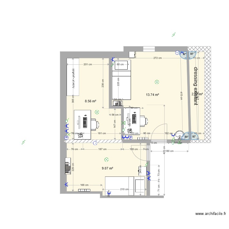 Centre11 Draguet Am Etagev5. Plan de 0 pièce et 0 m2