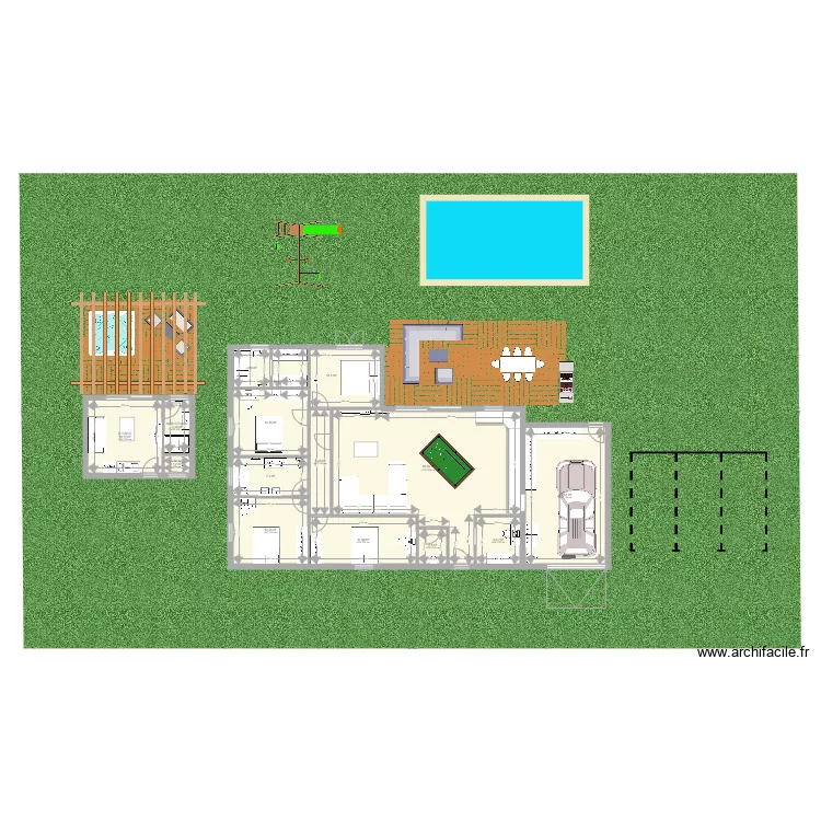 maison 04. Plan de 