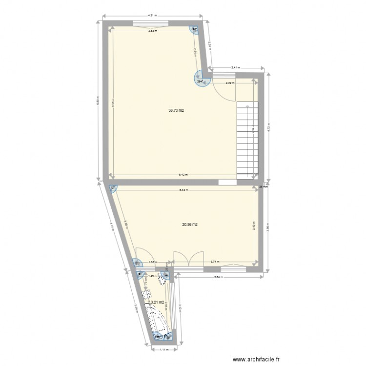 Rez de chaussée. Plan de 0 pièce et 0 m2