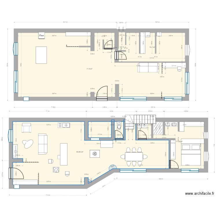Maison Gallieni V3. Plan de 0 pièce et 0 m2