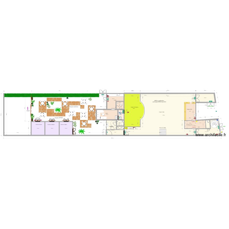 la puce a l oreille RDC 1. Plan de 0 pièce et 0 m2