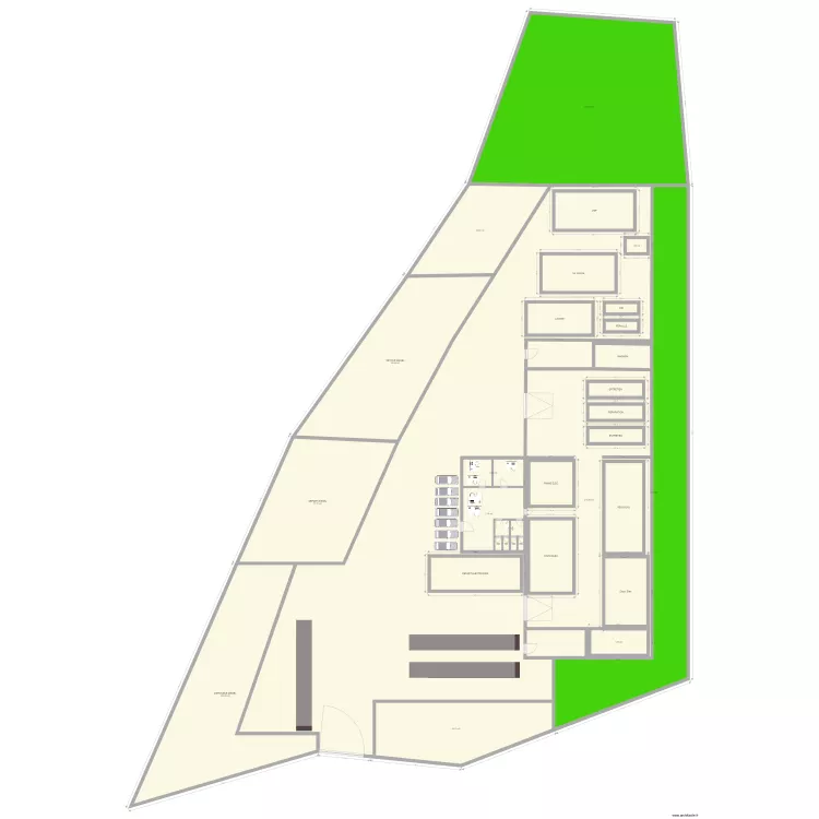 RIWAL LILLE surfaces. Plan de 