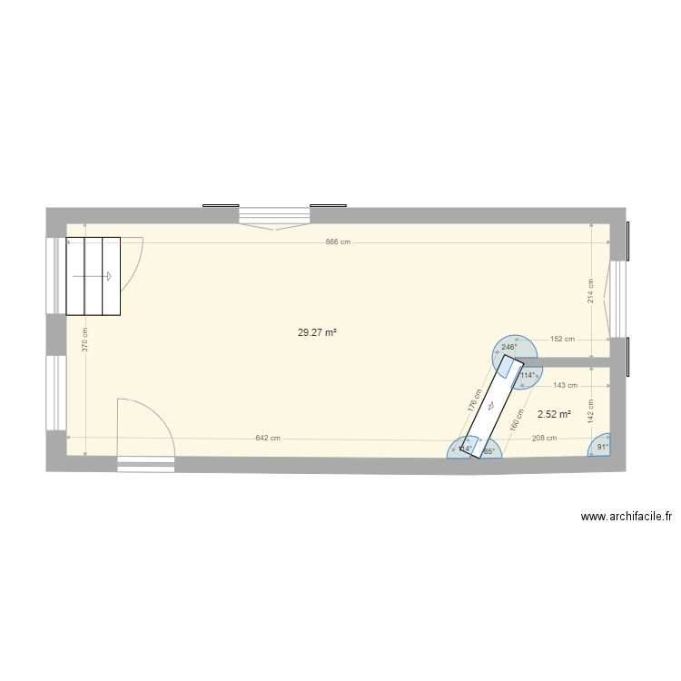 bureau rdchz. Plan de 0 pièce et 0 m2