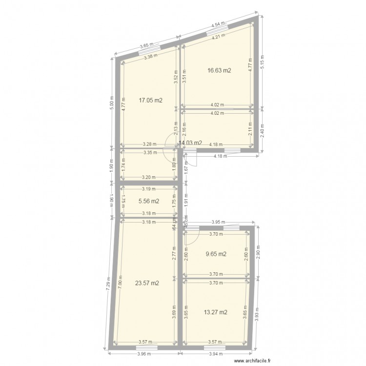 etage 1 MODIF. Plan de 0 pièce et 0 m2