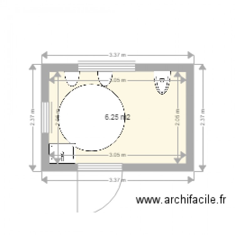 Toilettes publiques 22 0416 1. Plan de 0 pièce et 0 m2