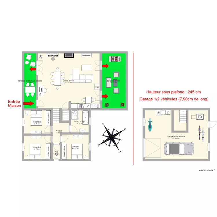 MONPONTET. Plan de MONPONTET. Plan de