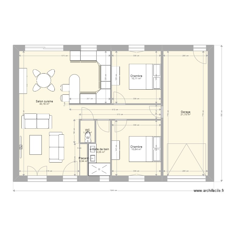 TONNELIER. Plan de 0 pièce et 0 m2
