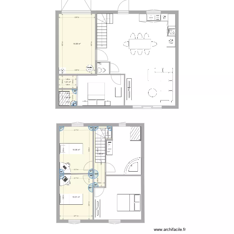 maison lyly gabyrose. Plan de 