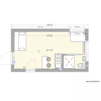 Chambre 2 KITCHENETTE ET SDB