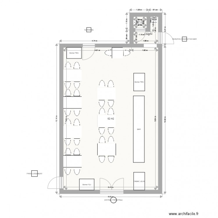 LE PARIS MENNETOUxx. Plan de 0 pièce et 0 m2