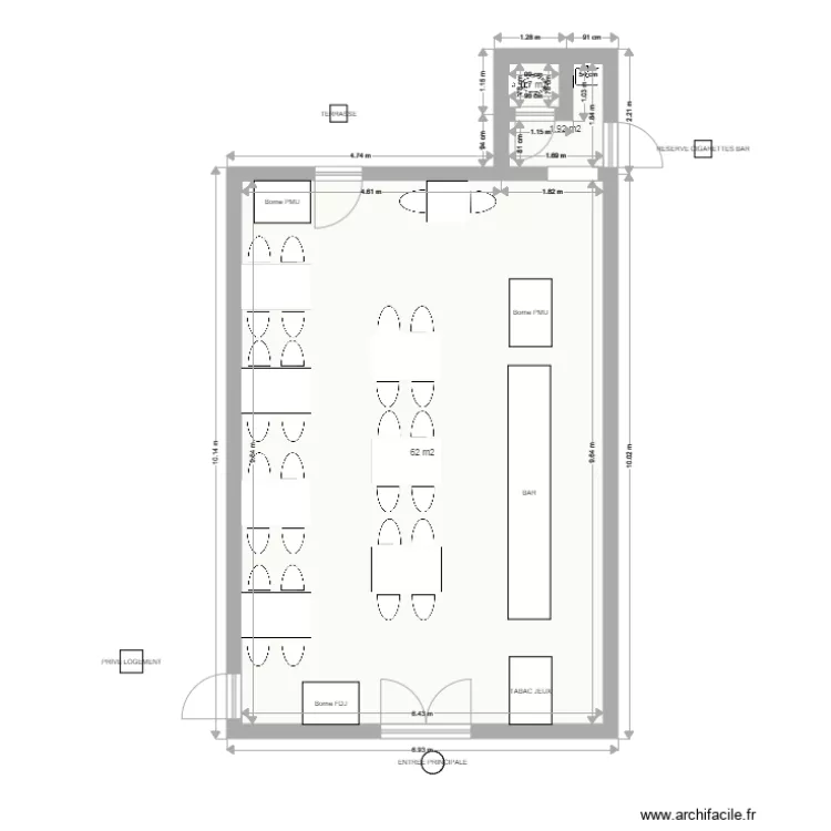 LE PARIS MENNETOUxx. Plan de 