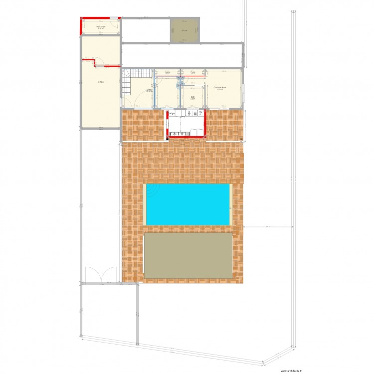 Jardin. Plan de 0 pièce et 0 m2