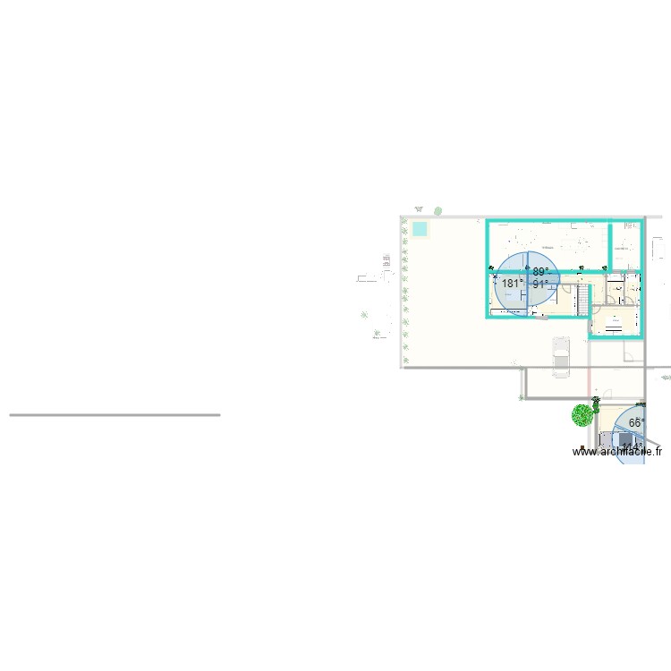 plano 11. Plan de 11 pièces et 612 m2