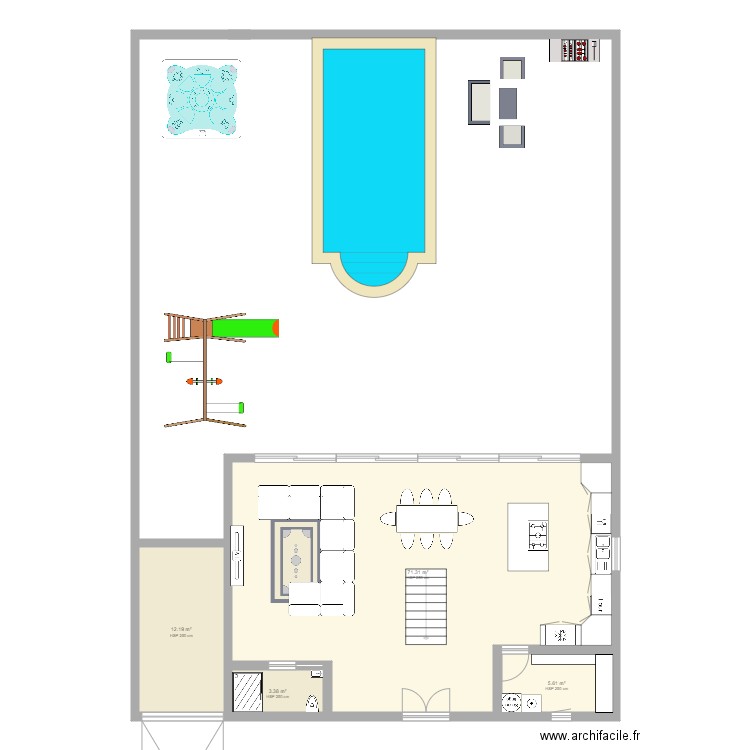 plan maison 1 RDC 3. Plan de 0 pièce et 0 m2