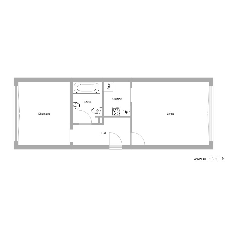 Appart MJ. Plan de 0 pièce et 0 m2