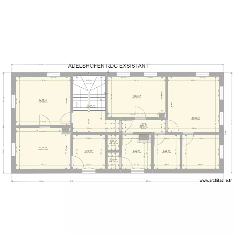 ASELSHOFEN 1 ER EXSISTANT . Plan de 
