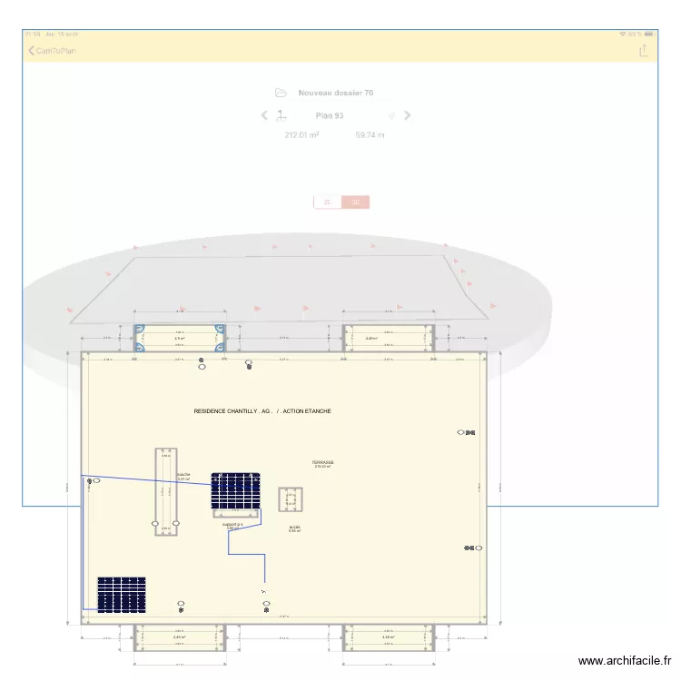 RESIDENCE CHANTILLY AG. Plan de RESIDENCE CHANTILLY AG. Plan de