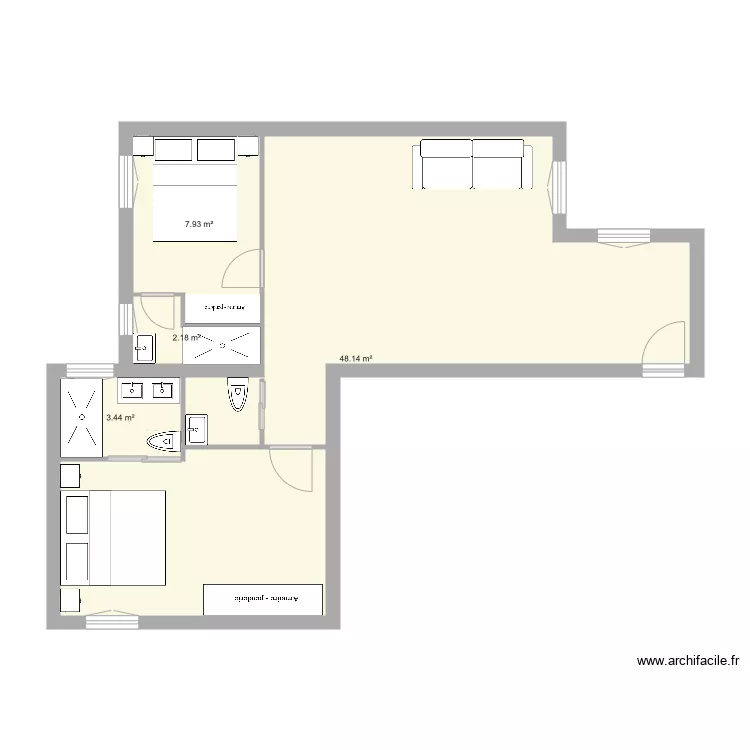 fran claudio coello HABITCIONES. Plan de 