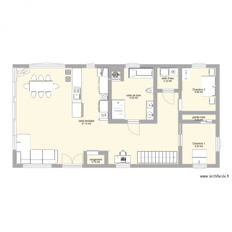 plan micro maison. Plan de 0 pièce et 0 m2