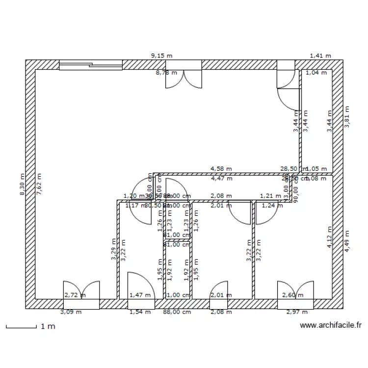 courcelles bas. Plan de courcelles bas. Plan de