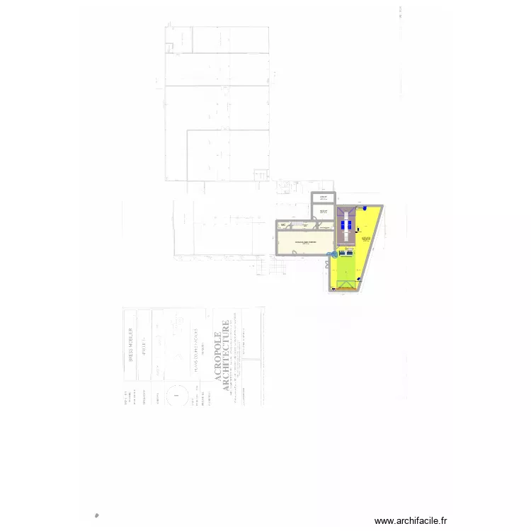 PLAN sans extension Parfait. Plan de 5  et 251 m²
