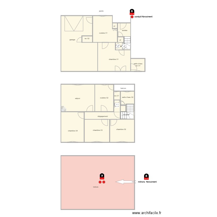 boulonnois 1396 am. Plan de 21 pièces et 201 m2