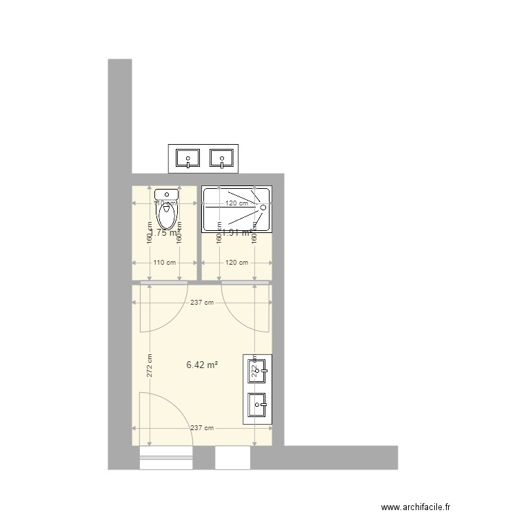 SB atelier. Plan de 0 pièce et 0 m2