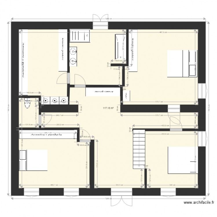 plan de maison 28 janvier bis. Plan de 0 pièce et 0 m2