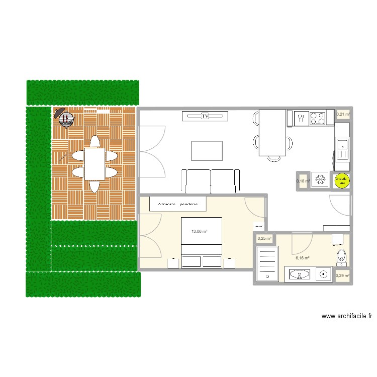 appart prochain. Plan de 0 pièce et 0 m2