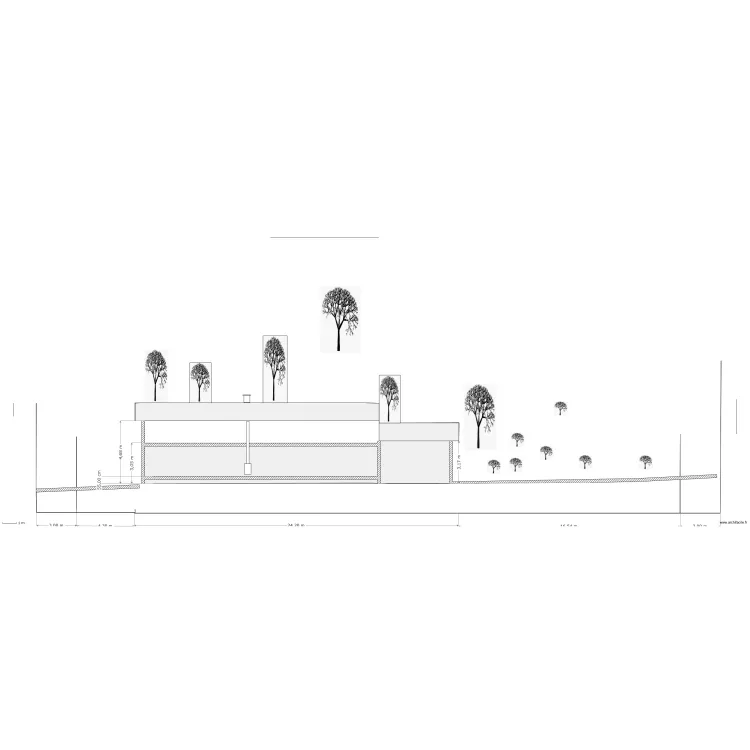 Coupe Paysager 200e. Plan de 