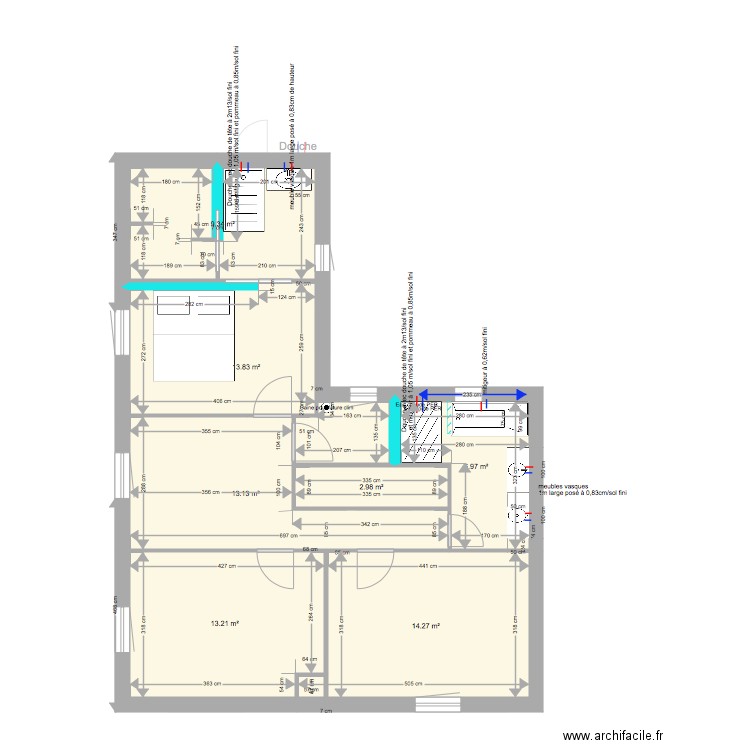 Plans Plomberie Maison Scarella Franceschi 22 juillet 2020. Plan de 0 pièce et 0 m2