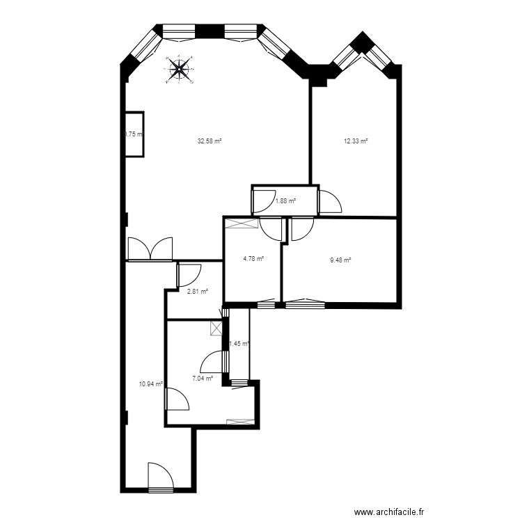 C. NA MARIA PLA 30 4-F. ANDORRA. Plan de 0 pièce et 0 m2