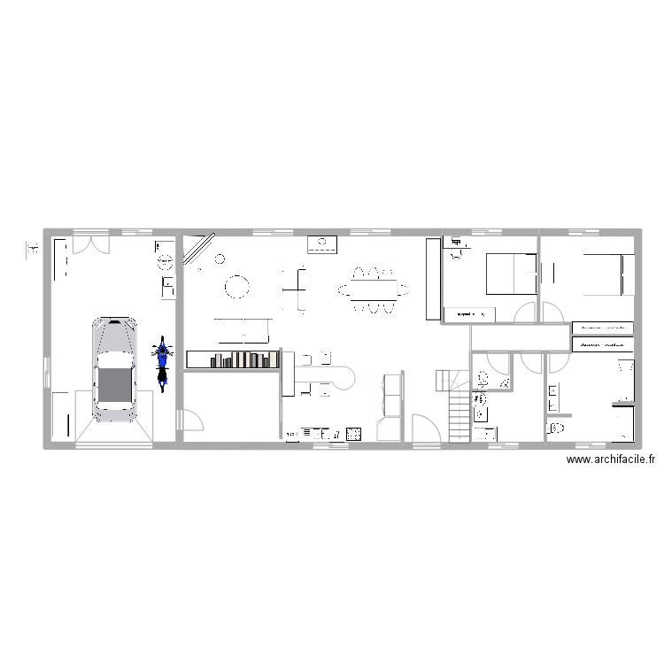 Maison V2 - 28 01 2023  . Plan de 3 pièces et 42 m2