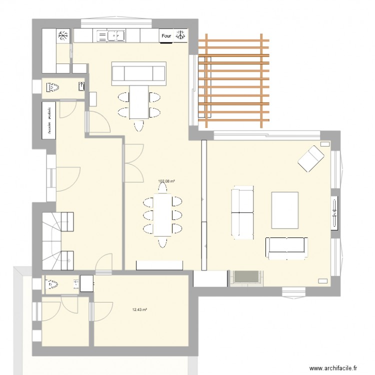 test cuisine. Plan de 0 pièce et 0 m2
