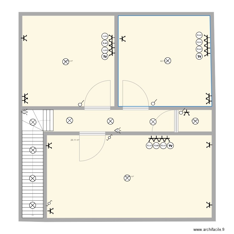 ETAGE 3 MLZ. Plan de 0 pièce et 0 m2