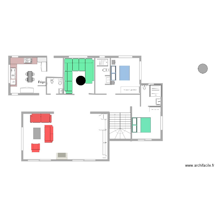 Plan maison ferme 2. Plan de 0 pièce et 0 m2