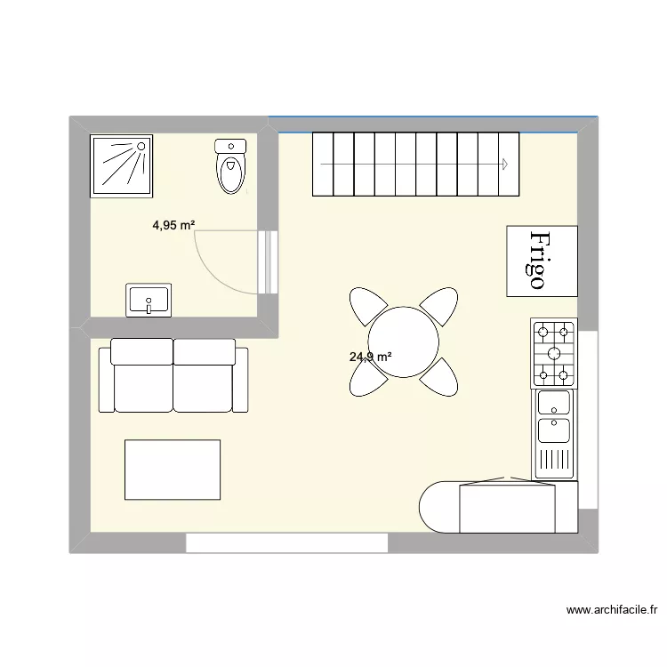 1er bungalow. Plan de 1er bungalow. Plan de