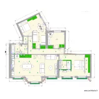 a base cot&eacute;e Jaures projet amandine final grande  chambre changement SDB  bis
