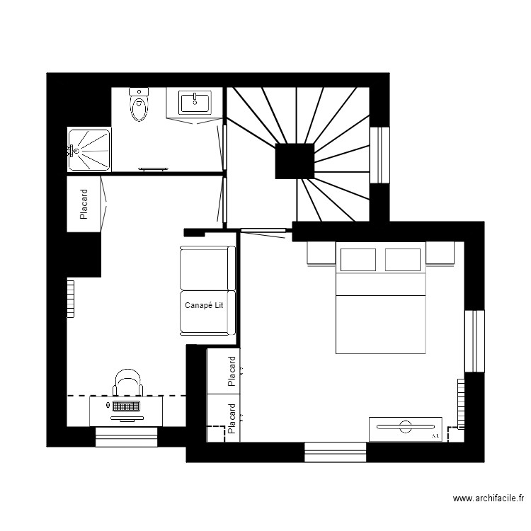 sofianejaberetage. Plan de 0 pièce et 0 m2