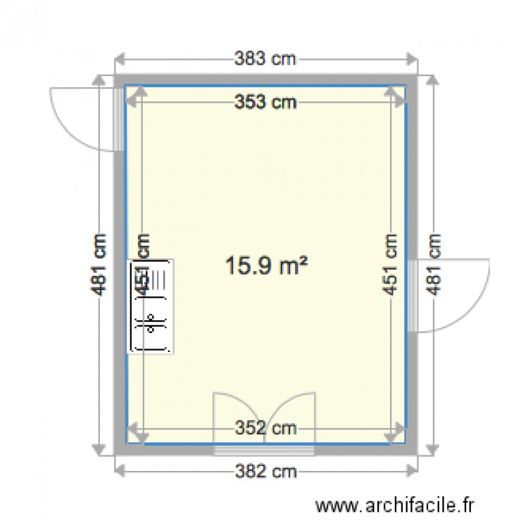 cuisine karim. Plan de 0 pièce et 0 m2