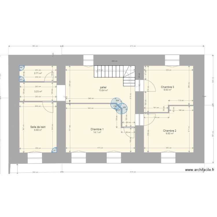 adrien etage isolation. Plan de 0 pièce et 0 m2