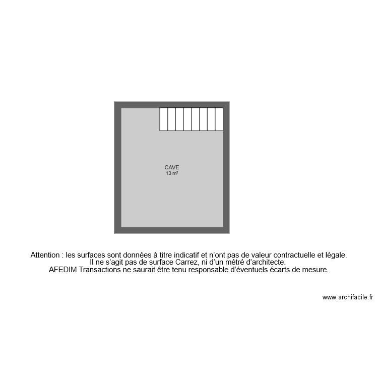 BI 6621 CAVE . Plan de 0 pièce et 0 m2