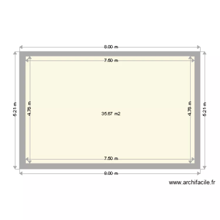 garage. Plan de garage. Plan de
