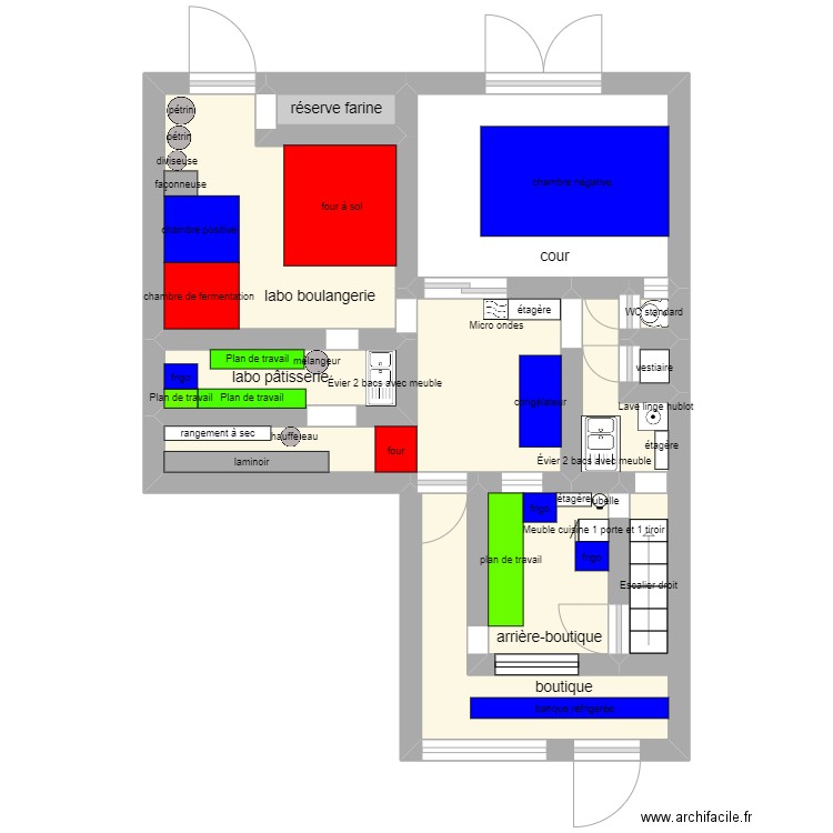 dossier plan. Plan de 9 pièces et 30 m2